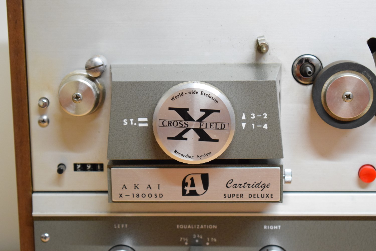 Akai X1800SD Tape Recorder with 8Track player